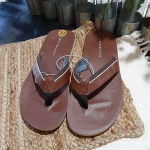 New Tommy Hilfiger Drake brown sandals